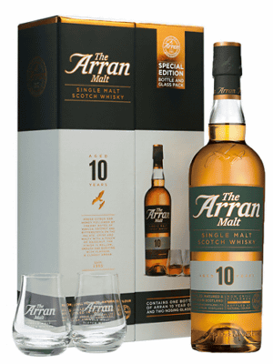 アランモルト ARRAN アランモルト10年 グラス付パック 酒ショップnitto